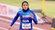 دختر کرمانی فینالیست دو ۴۰۰ متر بازی‌های آسیایی