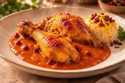 طرز تهیه مرغ ربی، ساده و سرخ شده مجلسی