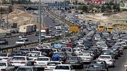 ترافیک نیمه‌سنگین در ۴ محور منتهی به تهران
