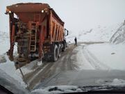 جاده های استان سمنان لغزنده است