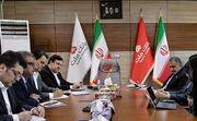 نشست مشترک مدیرعامل بانک ملت و رییس دانشگاه صنعتی شریف با موضوع حمایت از تولیدات علمی