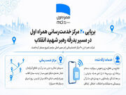 برپایی ۲۰ مرکز خدمت‌رسانی همراه اول در مسیر بدرقه رهبر شهید انقلاب