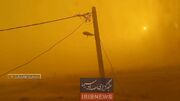 طوفان و ریزگرد، سیستان را فرا گرفت