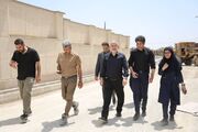بازدید استاندار البرز از بیمارستان سیدالشهدا(ع) و واحدهای مسکونی آسیب‌دیده پل شهید رئیسی