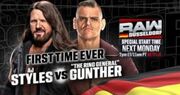 نتایج کوتاه راو ۱۲ ژانویه: نبرد گونتر و ای جی استایلز برای اولین بار در آلمان