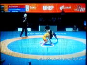 حسن یزدانی و حریف آمریکایی؛فینال کشتی آزاد اتحادیه جهانی_زاگرب کرواسی