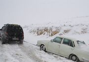 برف و کولاک در راه چهارمحال و بختیاری