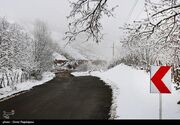 تداوم بارش برف‌ و باران در گلستان/ جاده‌ها لغزنده است