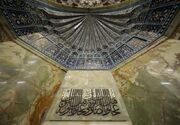 پایان عملیات مرمت تزیینات محراب ایوان مقصوره مسجد گوهرشاد
