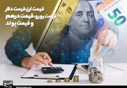 قیمت روز ارزهای حواله/دلار چند؟