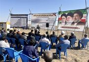 کلنگ‌زنی نیروگاه 6 مگاواتی خورشیدی در گناباد