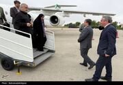 وزیر راه و شهرسازی وارد اردبیل شد/ افتتاح پروژه ملی راه‌آهن اردبیل