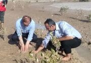 پاکسازی ساحل روستای گردشگری جبرانی