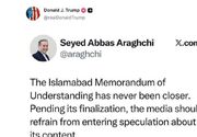 ادامه رفتارهای متناقض ترامپ در قبال ایران با بازنشر پست عراقچی