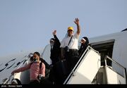 بازگشت دوازدهمین کاروان حج به فرودگاه شیراز