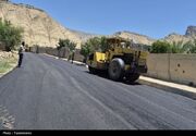 آغاز آسفالت جاده تنگ سپو پس از یک دهه انتظار+فیلم و عکس