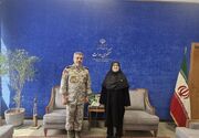 دیدار سخنگوی ارتش با سخنگوی دولت