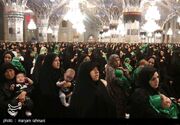 اجتماع بزرگ شیرخوارگان حسینی در حرم رضوی برگزار شد