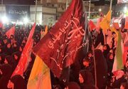 طنین لبیک یا حسین (ع) در پرند؛ شکوه عزاداری در شب ششم محرم+فیلم