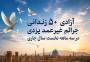 آزادی 50 زندانی جرائم غیرعمد در یزد در 3 ماهه نخست سال