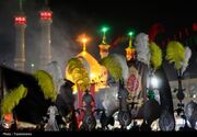 شب تاسوعا در قم؛ اشک بر علمدار کربلا و تجدید عهد با ولایت+ عکس