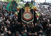 میراثی صدساله در سوگ سقای کربلا؛ نخل‌گردانی باشکوه جهادیه سمنان