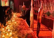 طنین نوای حزن‌انگیز شام غریبان در گلزار شهدای بوشهر