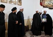 تجلیل از خانواده شهید جنگ تحمیلی سوم در دشتی