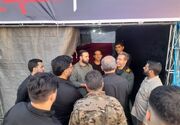 بازدید فرمانده سپاه استان تهران از مواکب زائران در بهارستان