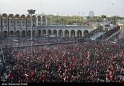 خونخواهی و انتقام فریاد ملت در وداع با امام شهید