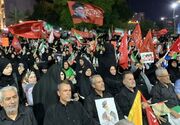 طنین شعار «یا لثارات‌الحسین» در آسمان بوشهر