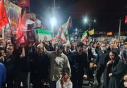 حماسه مردم بندر دیر در وداع با رهبر شهید