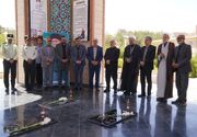 آیین هفتمین روز خاکسپاری رهبر شهید در بیرجند