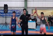 سنندج قهرمان کشتی آزاد نونهالان کردستان شد+تصویر
