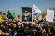 بازخوانی مراسم تشییع قائد شهید از لنز ابرقدرت‌ها
