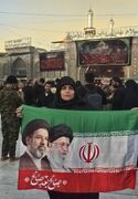 طنین حماسی ابوالفضل علمدار، خامنه ای نگهدار در بین الحرمین+فیلم