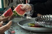 خدمت‌رسانی موکب علی بن باقر(ع) کاشان به زائران اربعین حسینی+تصاویر