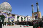 تشییع پیکر 3 شهید پاسدار در زنجان