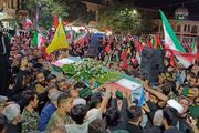 از میدان امام تا بین‌الحرمین؛ وداع همدان با شهید امیرعباس درهم‌فروش