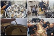 پخت غذای نذری «بزباش» در محرم و اربعین+ فیلم