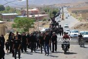 طنین «یا حسین» در مسیر بهشت/سوگواری 5 هزار عاشق در آستان آقا علی عباس