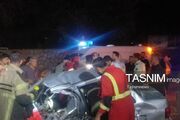 رهاسازی 3 مصدوم تصادف در جاده قدیم زنجان - تبریز