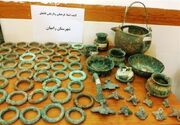 کشف 28 شیء عتیقه اصل و تقلبی در مراغه