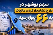 افزایش پروژه‌های «نشان‌دار کردن مالیات» در بوشهر به 66 طرح