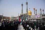 قم در سوگ شهادت امام رضا(ع)؛ حرم حضرت معصومه(س) میعادگاه دلدادگان+ عکس