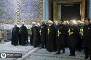 آیین شام غریبان امام رضا (ع) در حرم رضوی برگزار شد