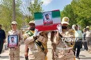 بانه و سقز در سوگ مرزبان شهید؛ وداع باشکوه با مدافع امنیت مرزها+تصویر