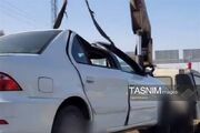 برخورد خودرو با تیر برق در زنجان منجر به یک کشته شد