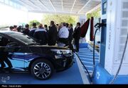 افتتاح نخستین ایستگاه سبز شارژ تاکسی‌های برقی تهران در پایانه قیطریه