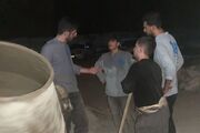 البرز قشم را تنها نگذاشت؛ جهادگران دانشجو پای کار بازسازی آمدند